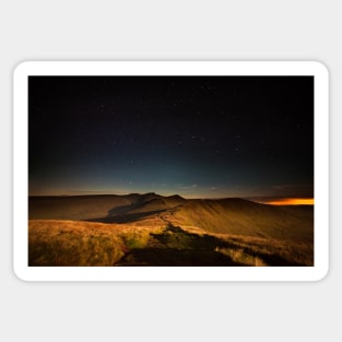 Corn Du, Pen y Fan, Cribyn and Fan y Big, Brecon Beacons National Park, Wales Sticker